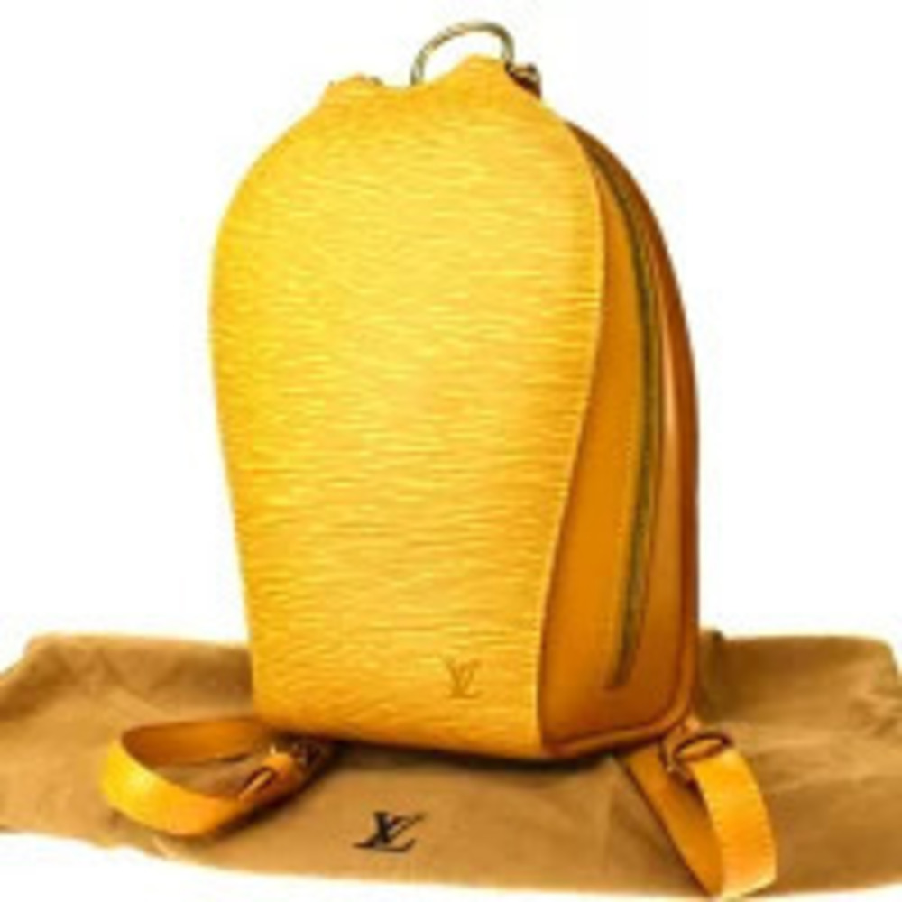 Louis Vuitton Mabillon Backpack Epi Leather Tassili Yellow